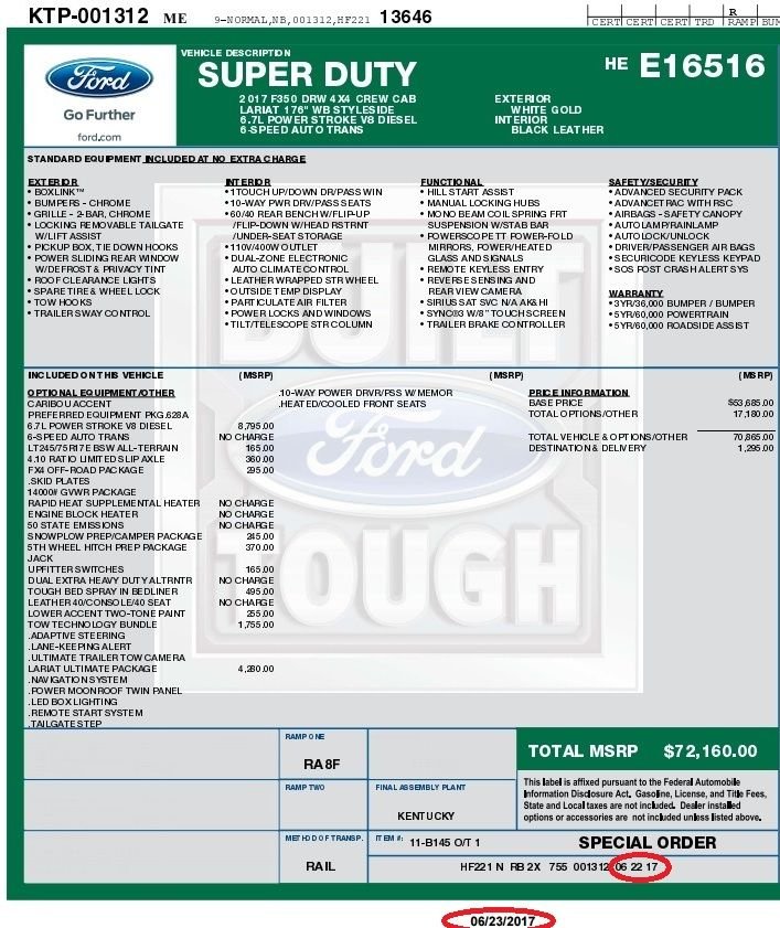 Window Sticker Ford Truck Enthusiasts Forums