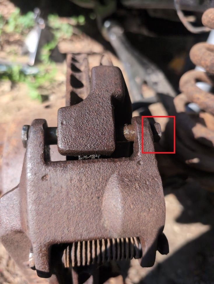 Brake caliper pin stuck Ford Truck Enthusiasts Forums