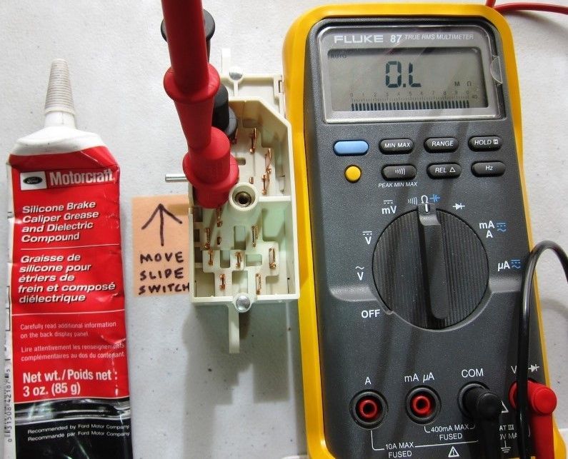 Ford Ignition Slide Switch Testing (Not the Key Cylinder) Ford Truck