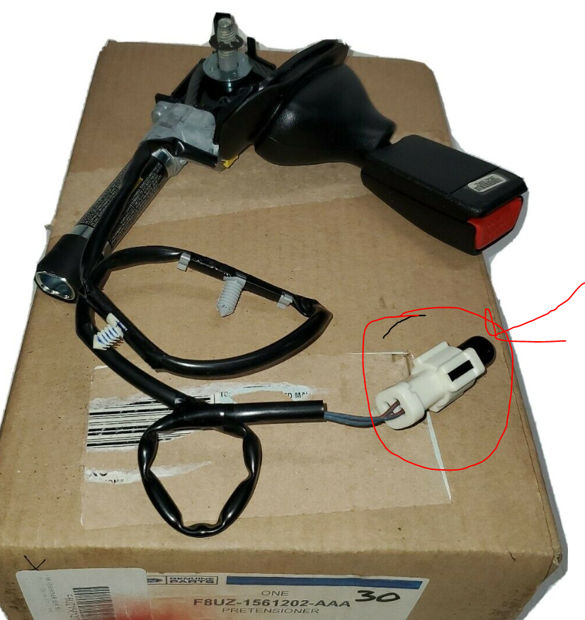 Seat Belt Pigtail connector kit for 1998 E350 Ford Truck Enthusiasts