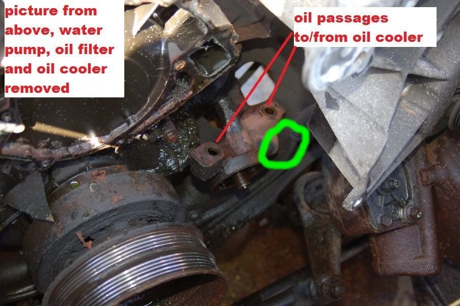 Anything special I need to do to remove 460 oil cooler? Ford Truck