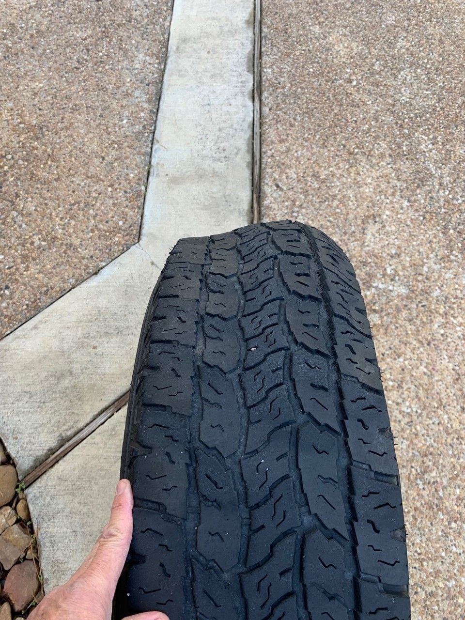 Look at what happened to my Goodyear Wrangler Trailmark - Ford Truck  Enthusiasts Forums