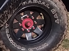I am trying to figure out what rim i have on my 63 250. It is a 16.5 and i think it is 9 inches wide and an 8 lug bolt pattern. I am wanting to put a matching set on the rear of the truck. 
