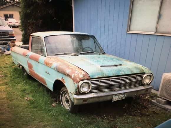Latest project, 63 ranchero