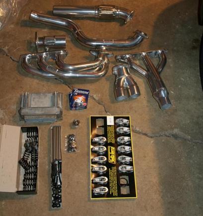 Some of the mods that went under the hood.