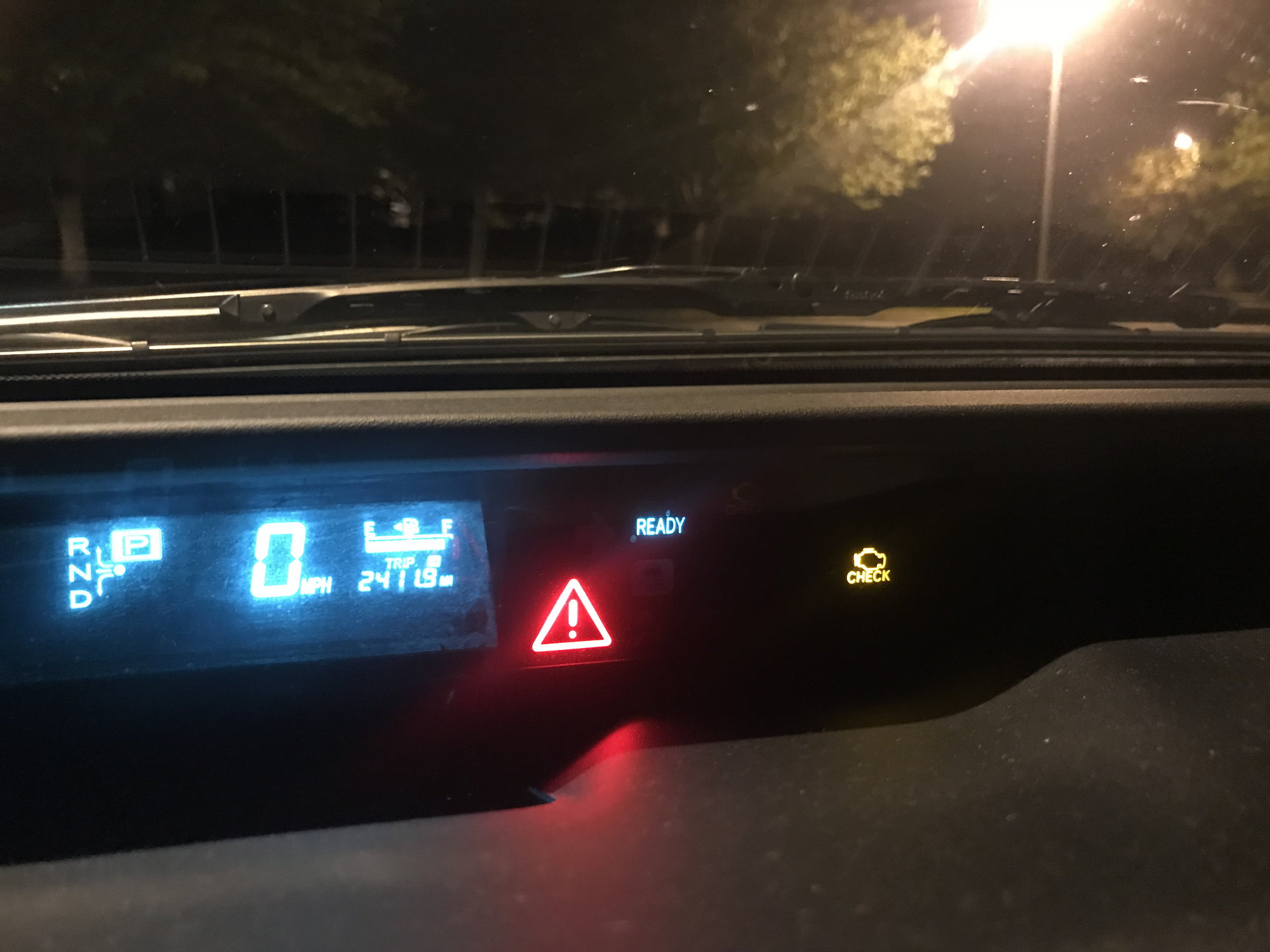 Seeking Advise Prius Warning Lights