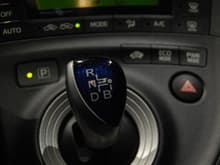 2010 Toyota Prius Shifter Close-up