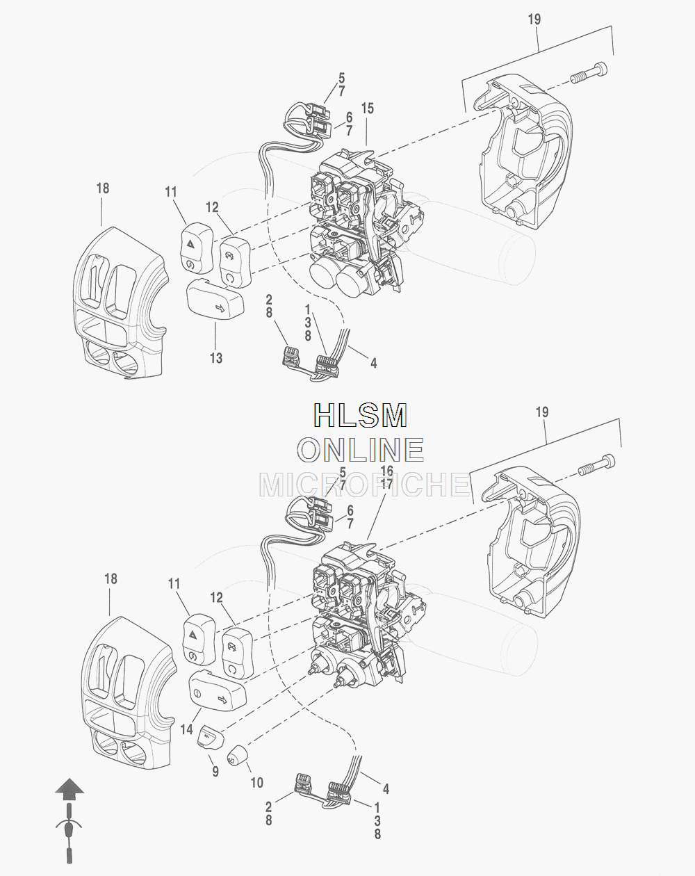 Right Hand Controls Schematic