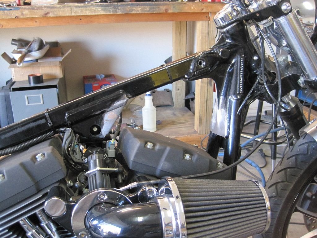 Dyna Wide Glide Backbone Gusset Cleanup Delete Page 2 Harley