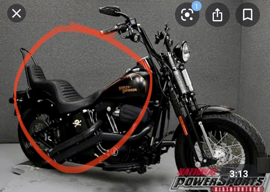 HD "retro king queen seat" for 200 tire FXSTC Harley Davidson Forums