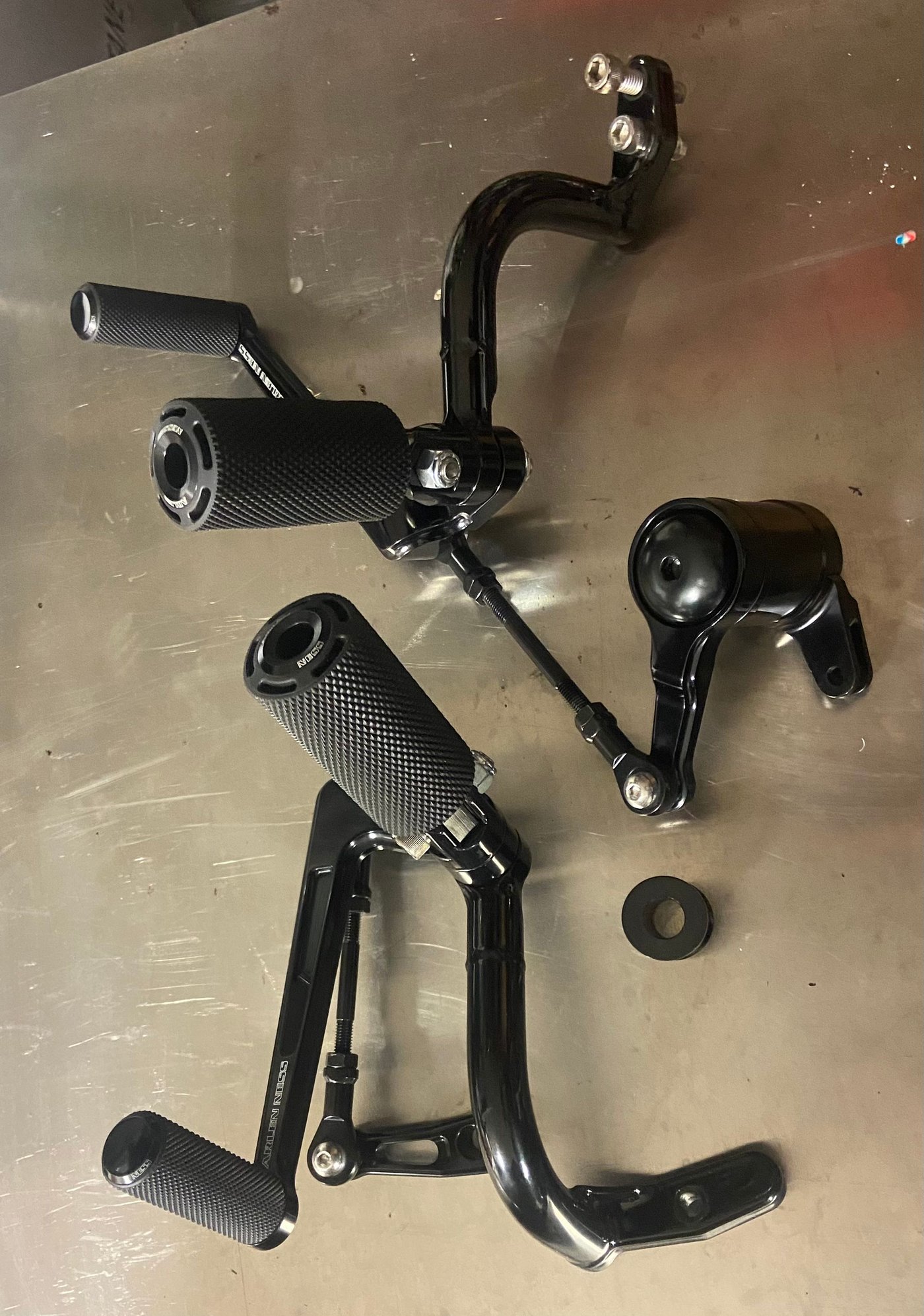 Arlen Ness bagger mid controls and pegs Harley Davidson Forums