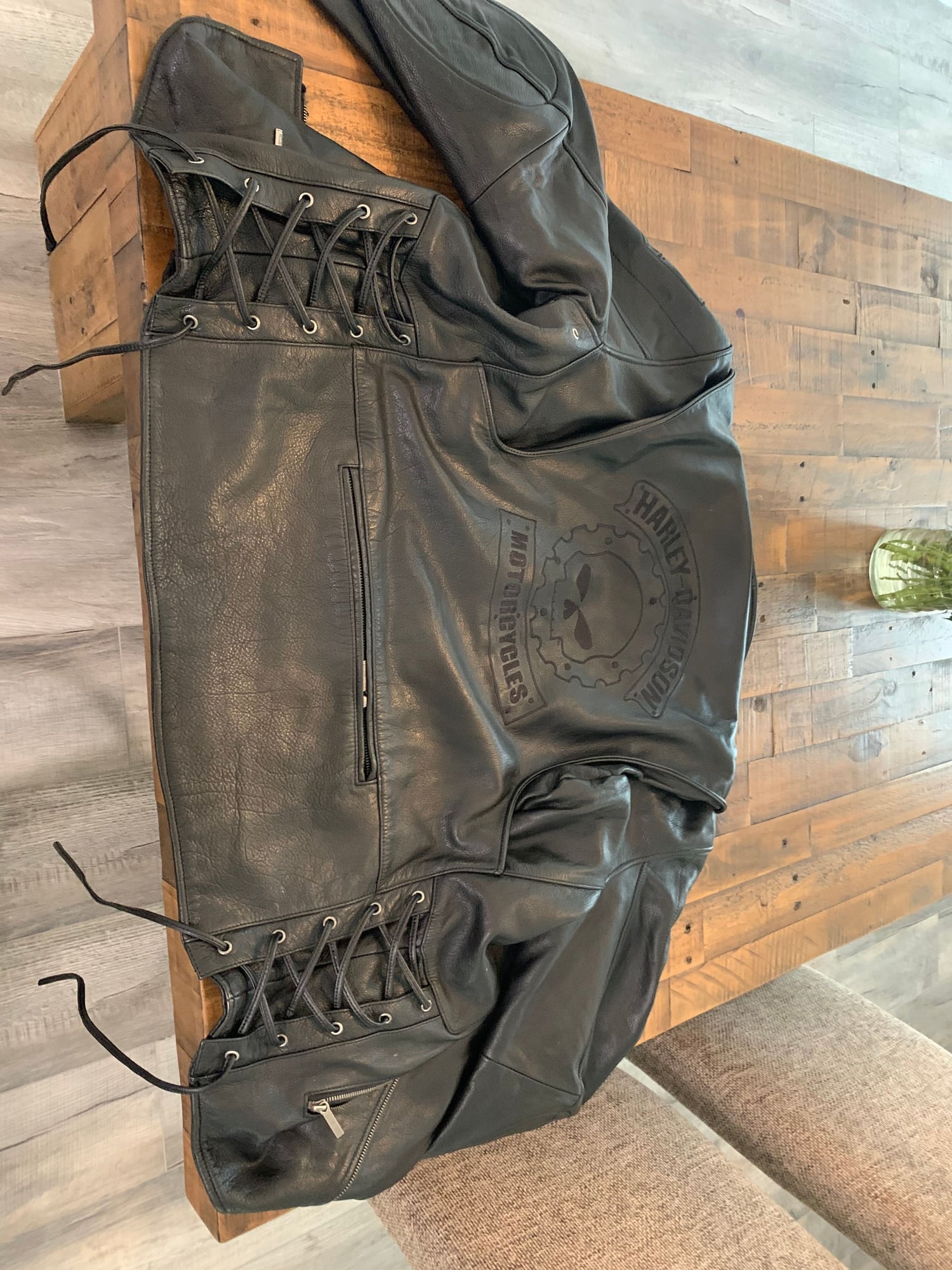 Beautiful Harley Heavy leather XXL jacket with lining - Harley Davidson ...