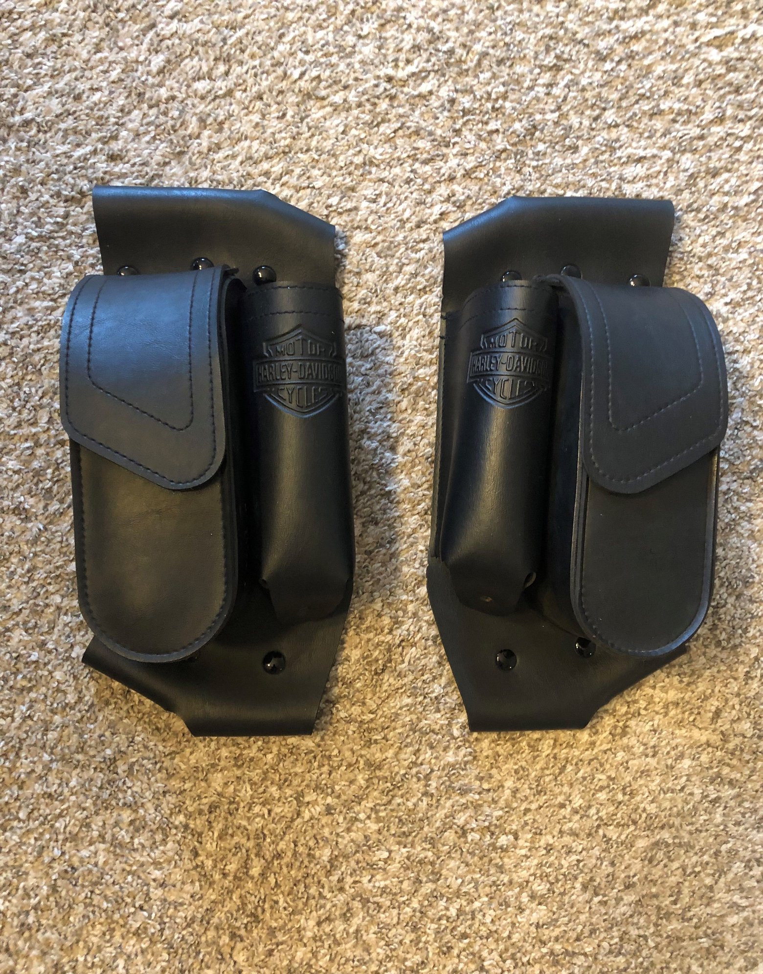 Saddlebag Guard Bag w/Water Bottle HolderLeft & Right Harley