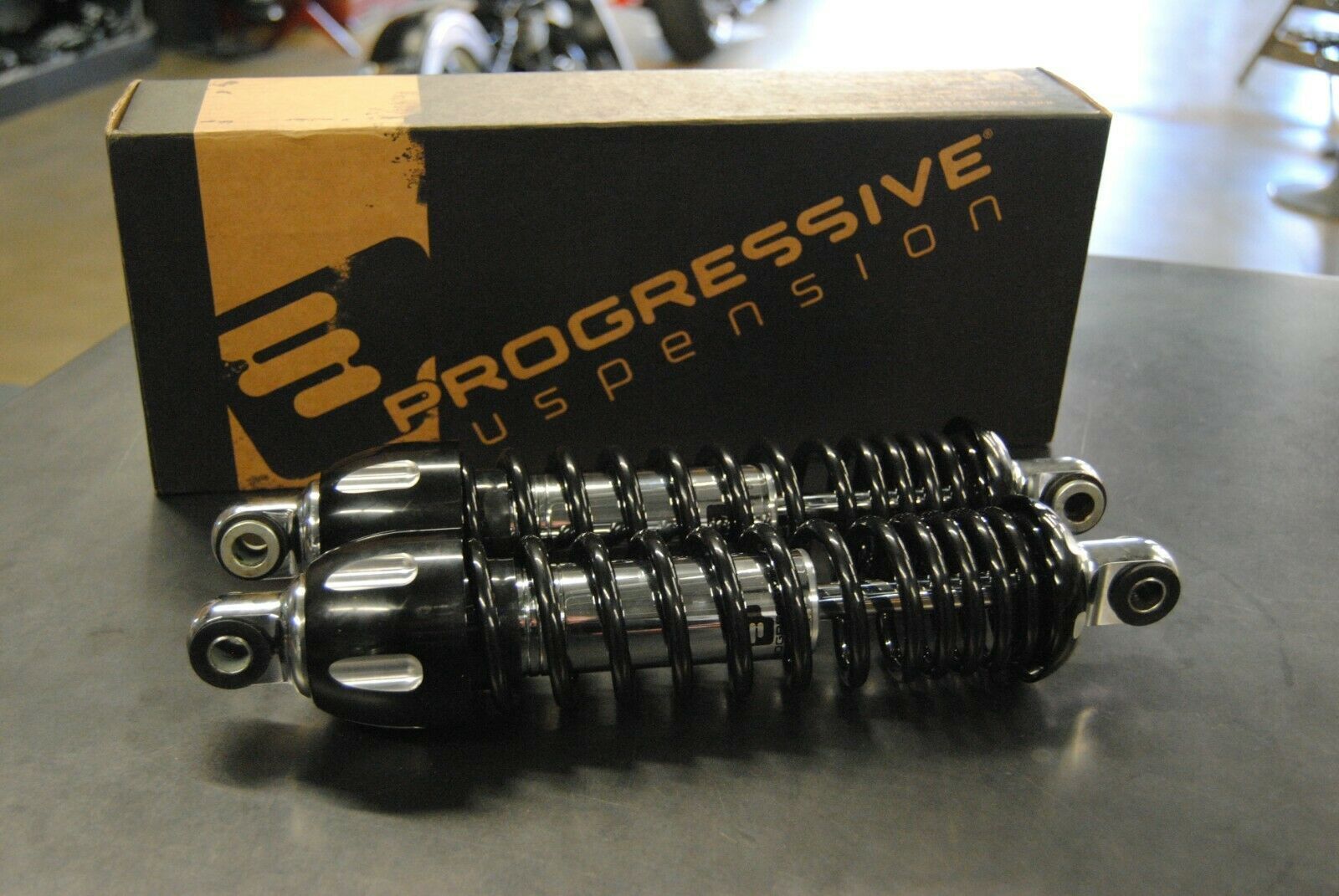 NEW Progressive 430-4008B 13 in. Shocks for Harley Sportster Models