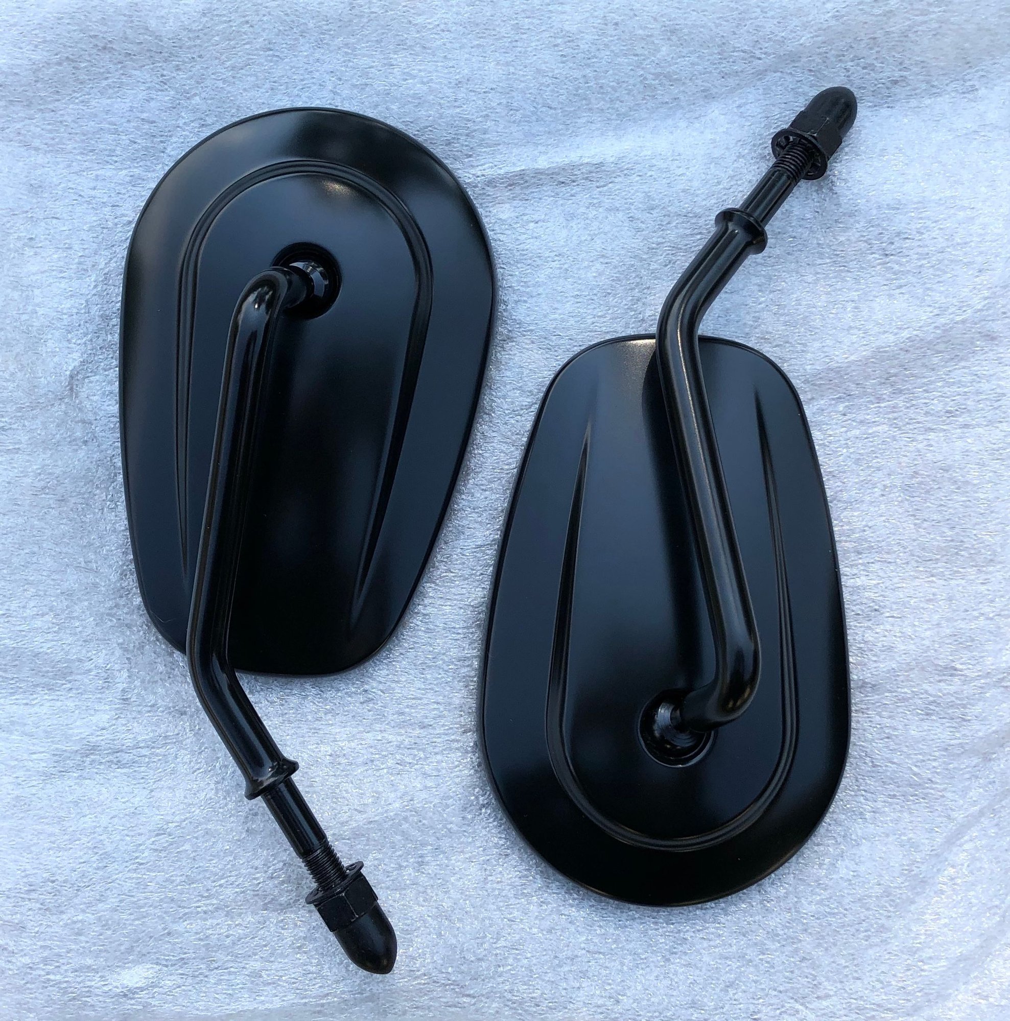 Short Stem Taper Mirrors (Black) 50 Shipped Harley Davidson Forums