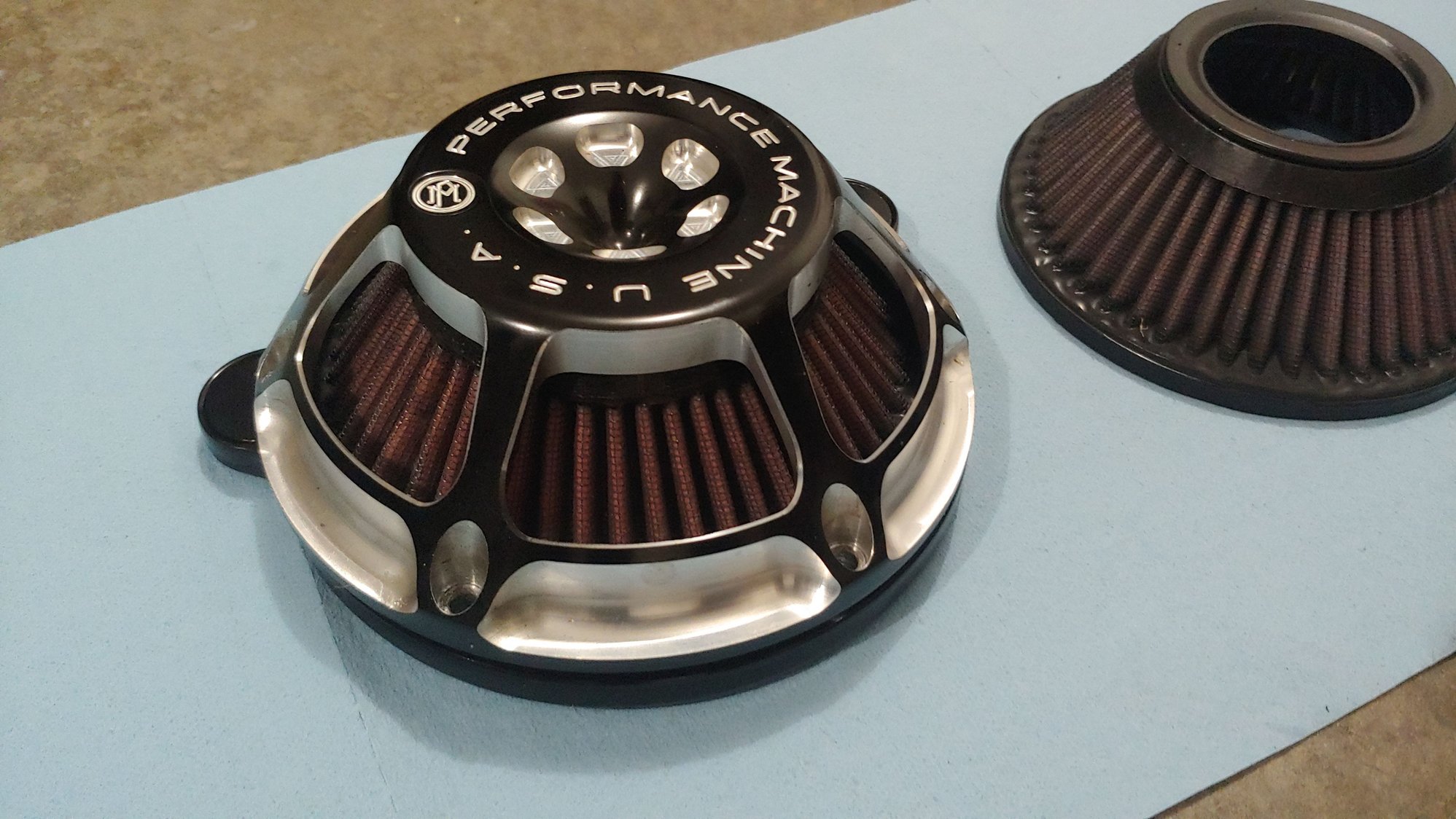 Performance Machine Max HP M8 Air Cleaner Harley Davidson Forums