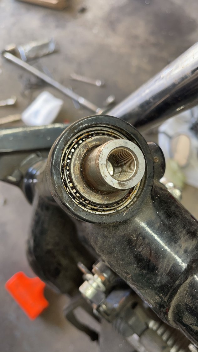 Steering Stem Seized In Neck Bearings... Page 4 Harley Davidson Forums