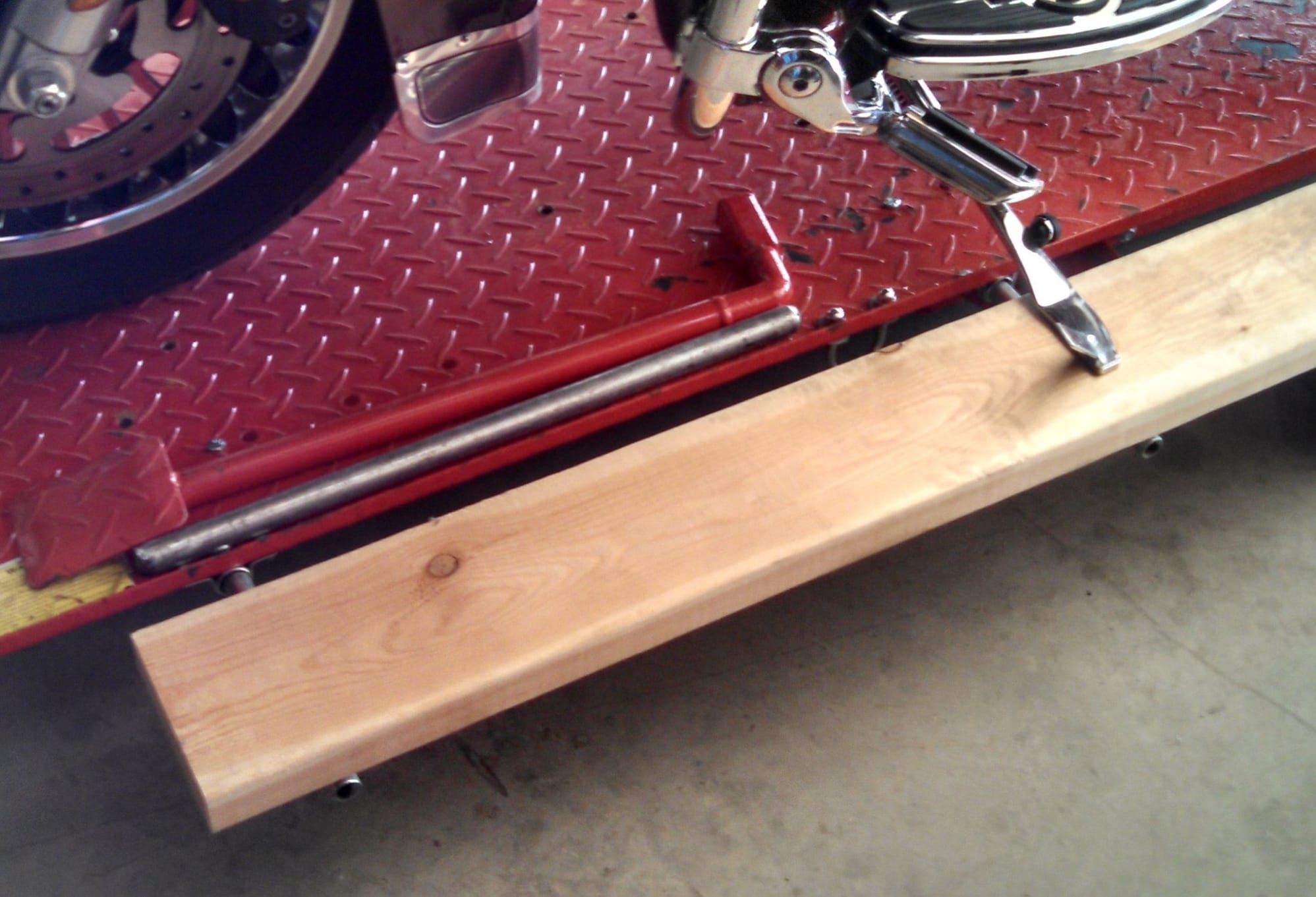 harbor freight Lift Table side extentions - Harley Davidson Forums