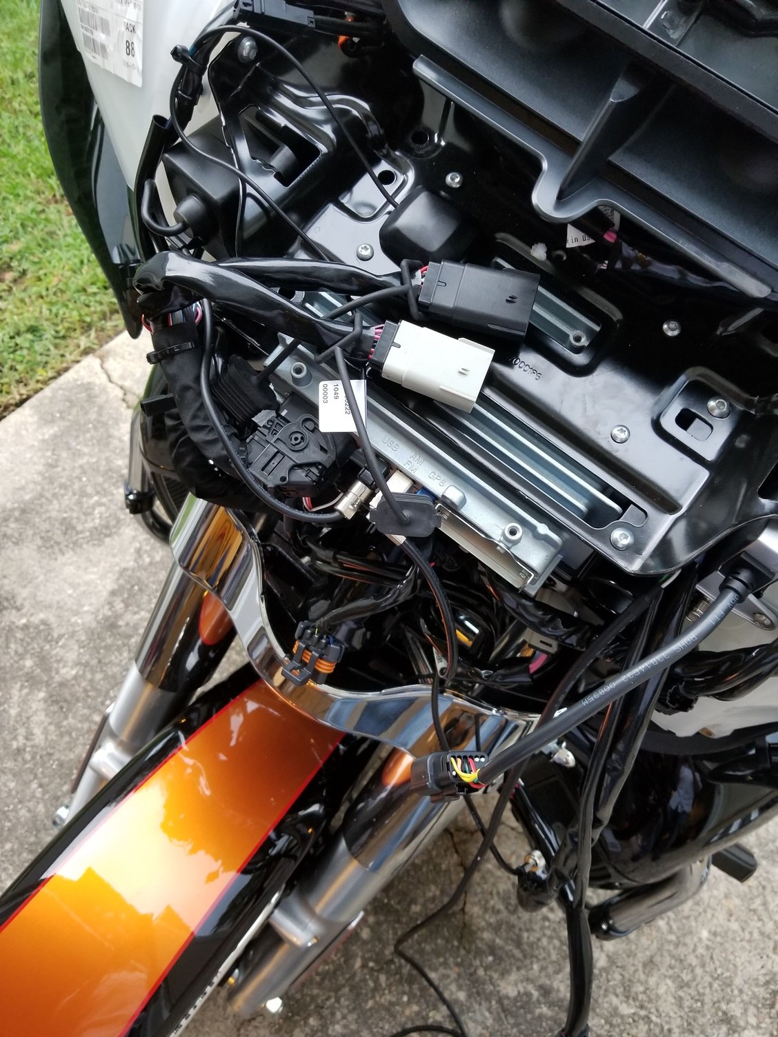 New HD Wireless Interface Module install with pics Harley Davidson Forums