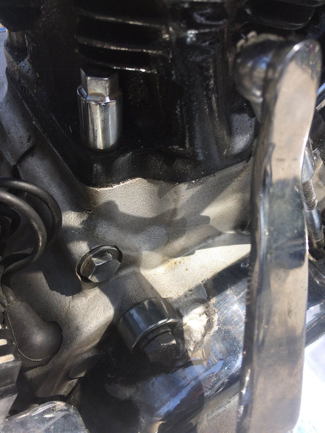 How bad is this base gasket leak? Harley Davidson Forums