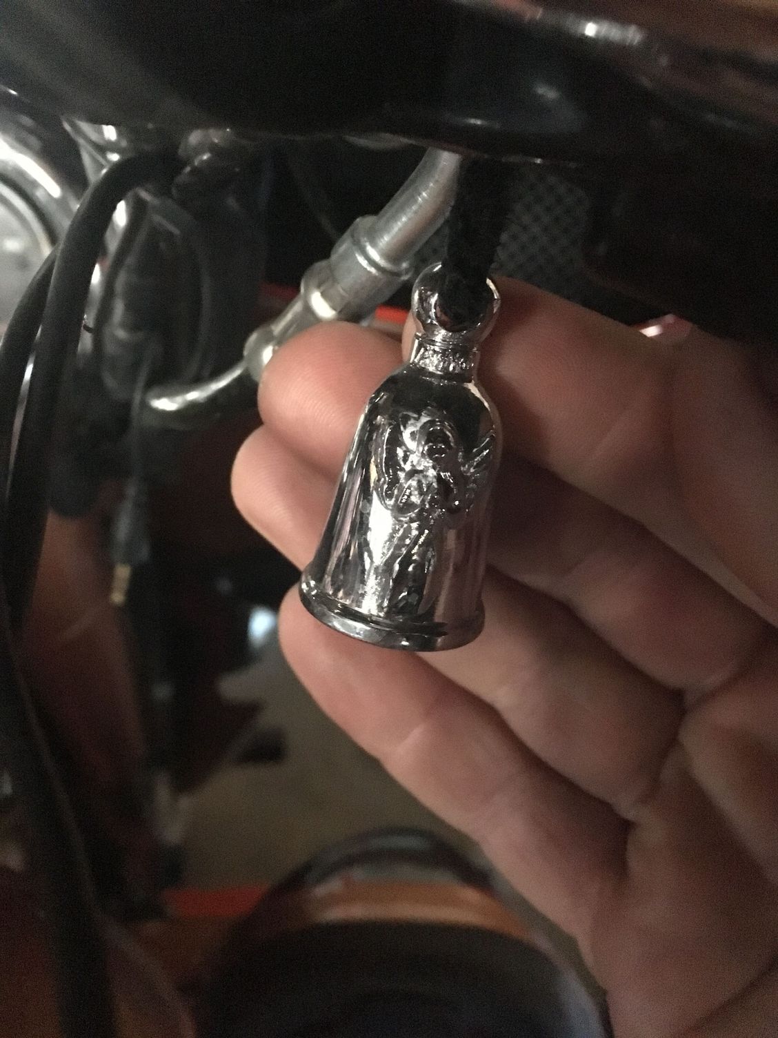 Cremation urn gremlin ride bell Harley Davidson Forums