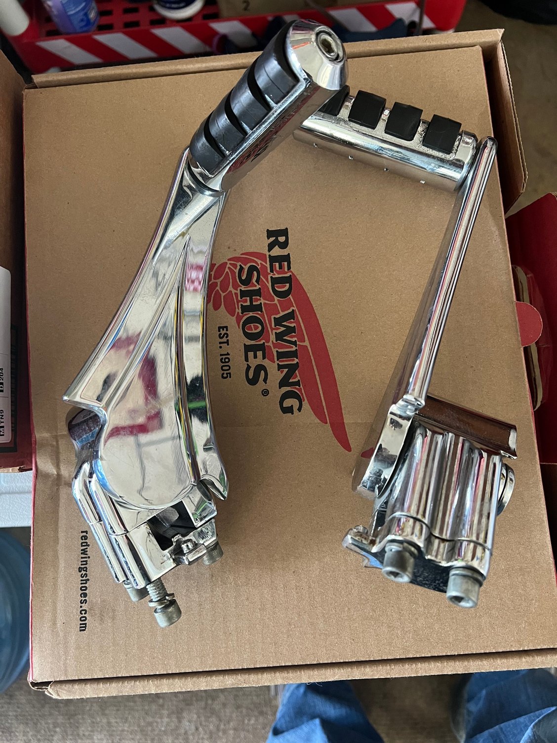 Kuryakyn adjustable passenger pegs Harley Davidson Forums