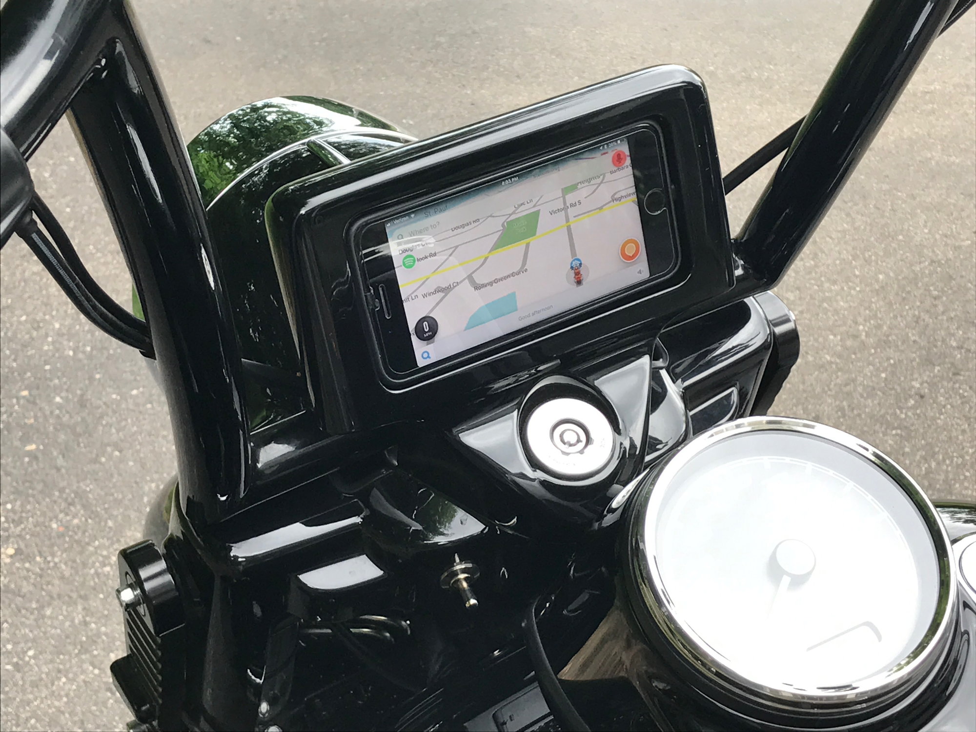 harley iphone mount