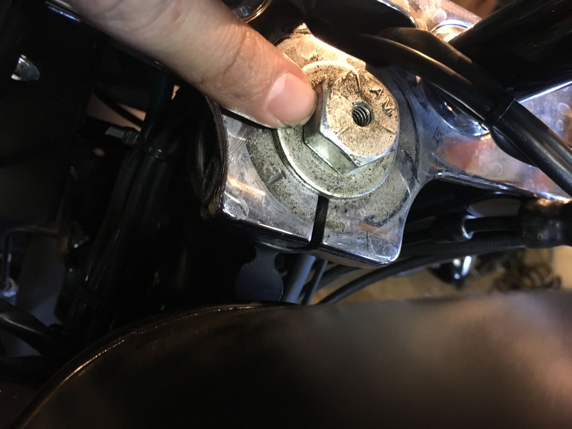 Steering head bearing adjustment confused Harley Davidson Forums
