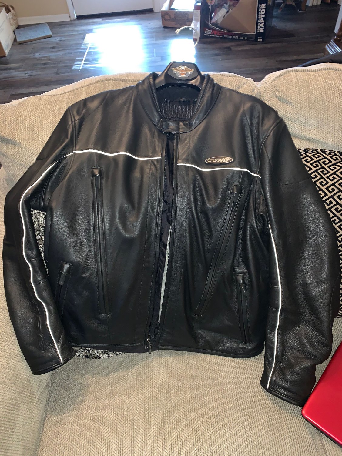 Men's Harley FXRG Leather Jacket XL - Harley Davidson Forums