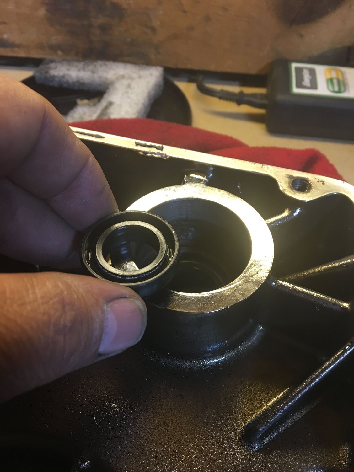 Starter Jackshaft Seal orientation Harley Davidson Forums