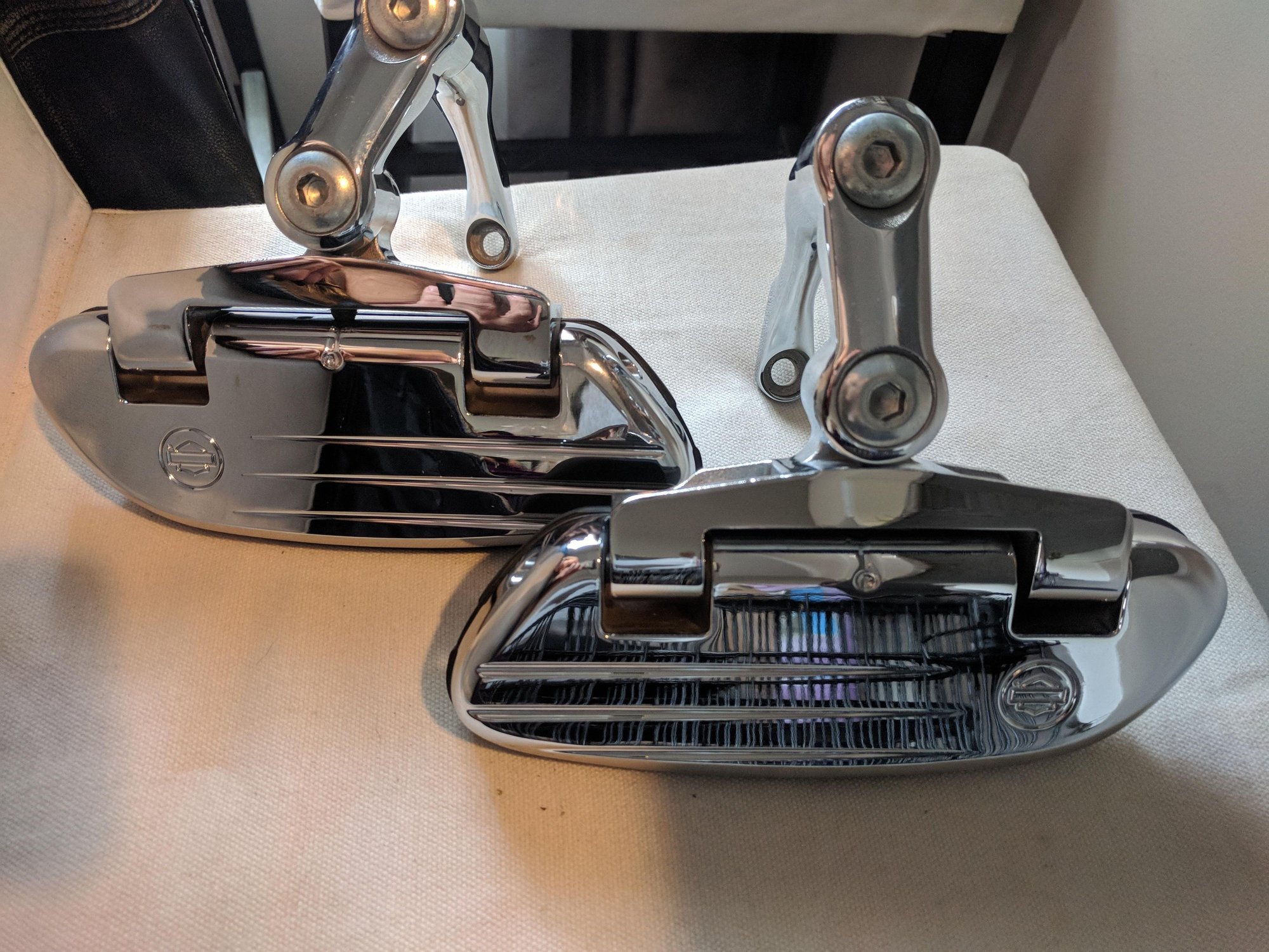 Slipstream passenger floorboards with adjustable mounts. 300 obo