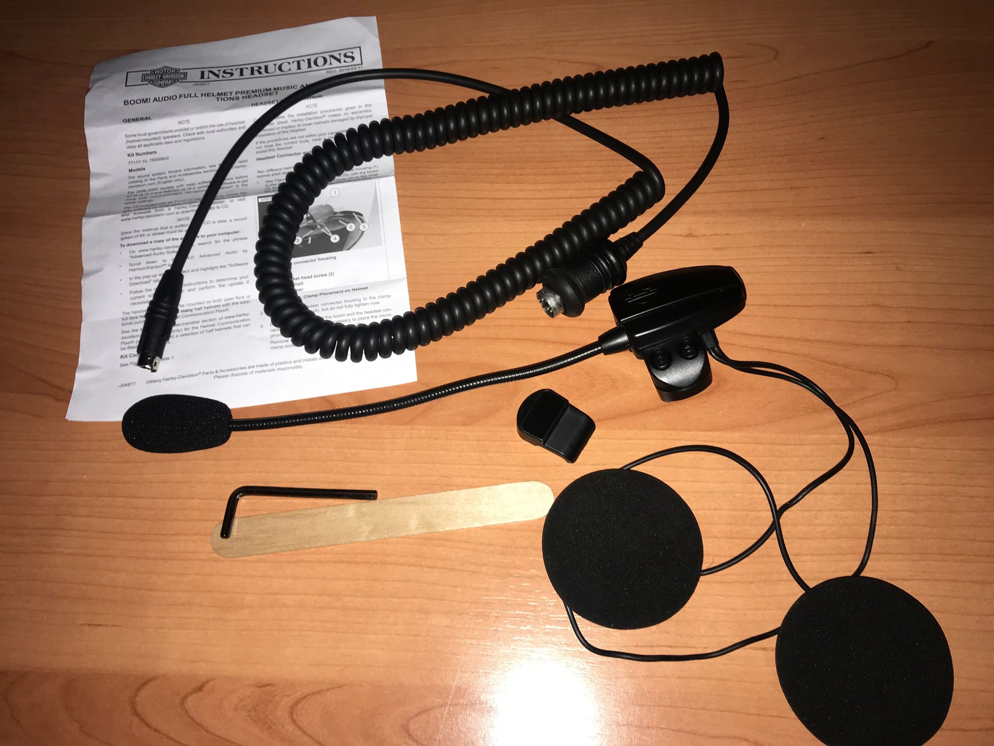 harley davidson headset parts