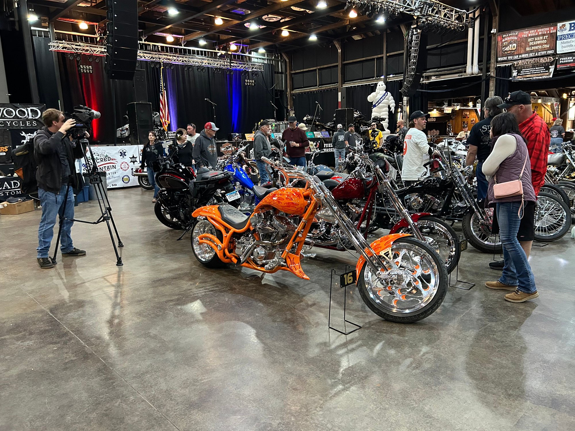 There were about 120 bikes in the show that were seperated into similar categories.