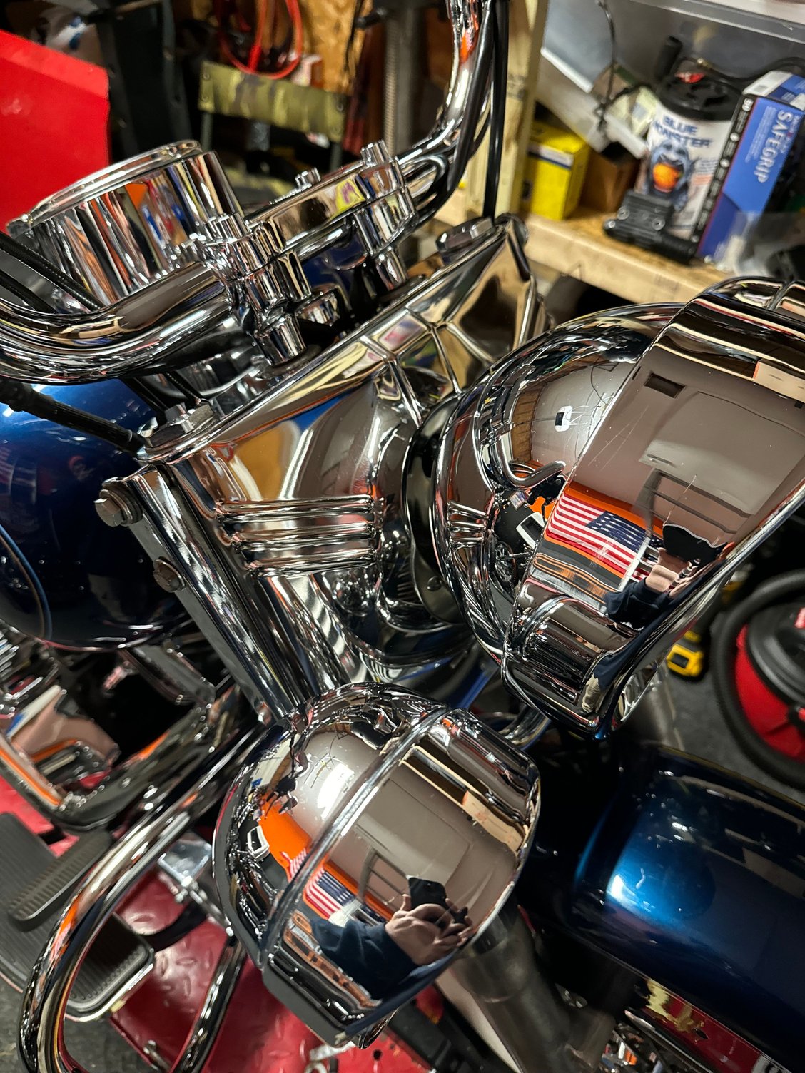 Polished up the stainless front end around January 27th