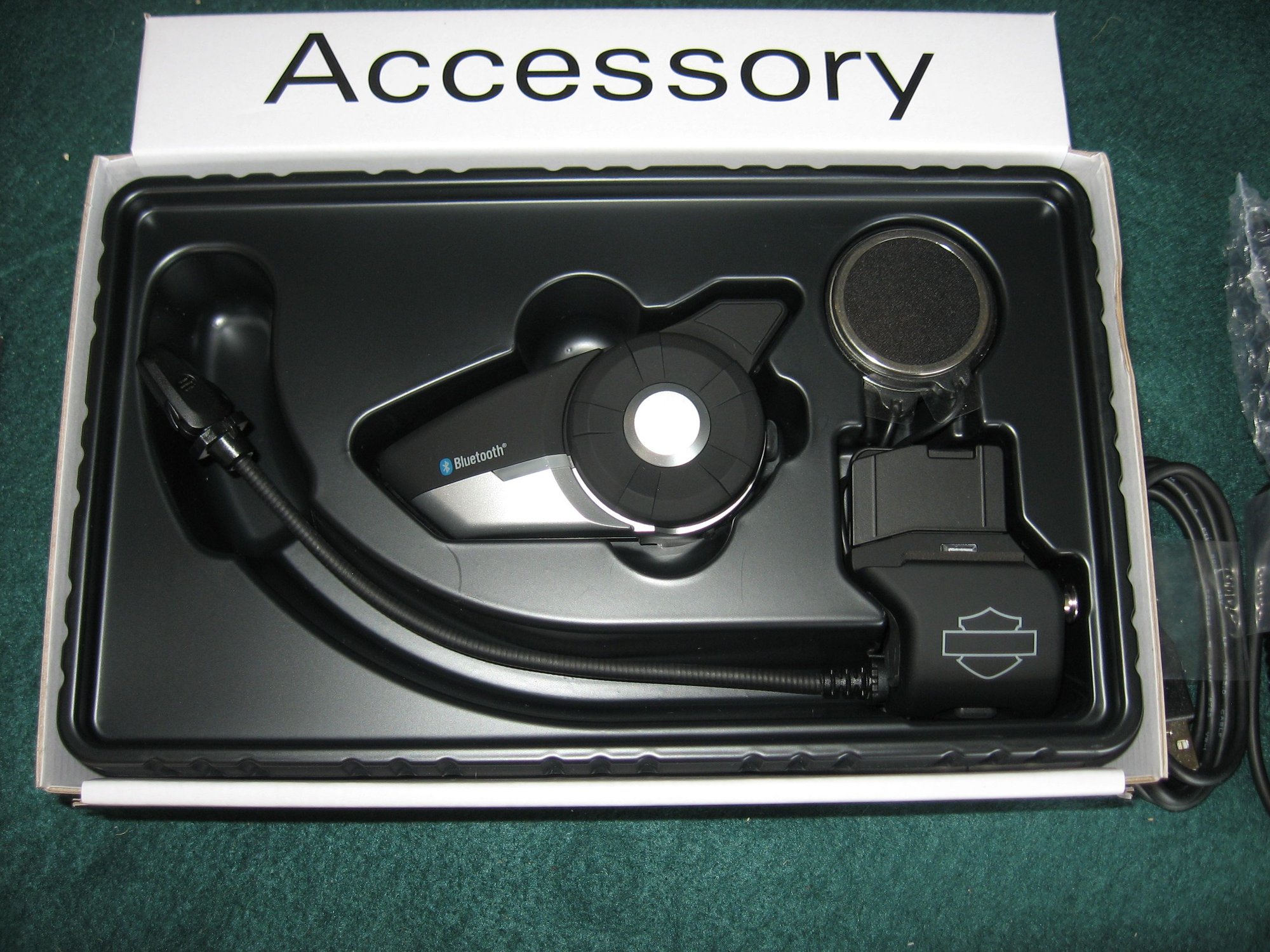 FOR SALE HD Boom Audio 20S Bluetooth Single Headset, Brand New Harley