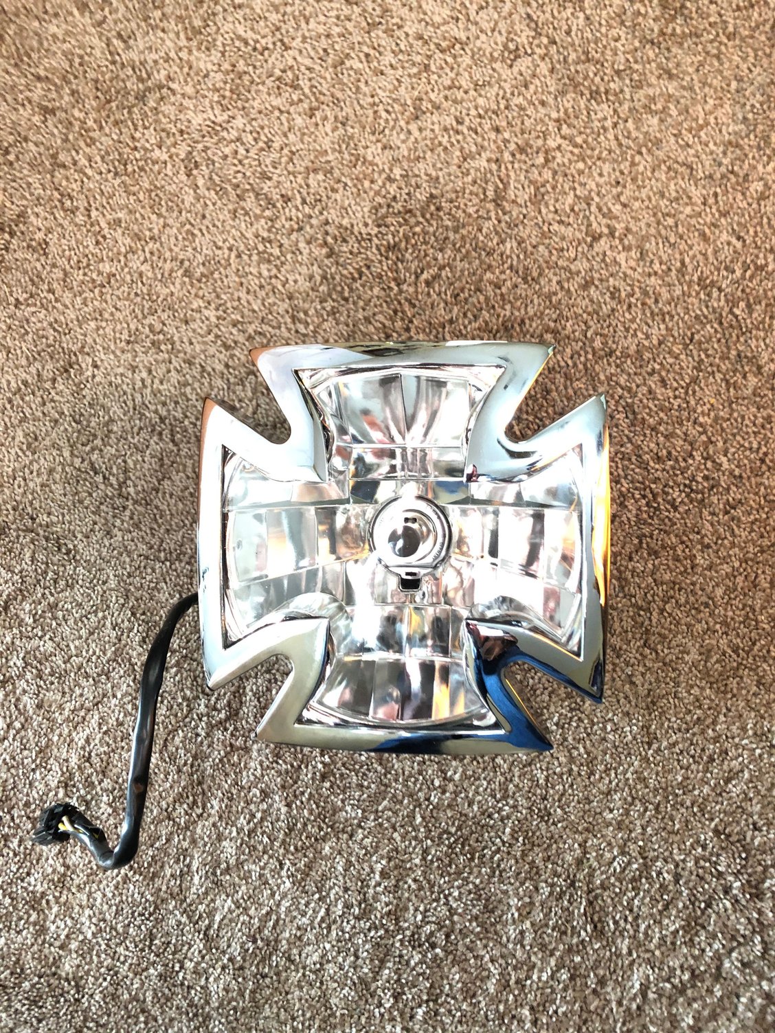 Maltese Cross Headlight Harley Davidson Forums