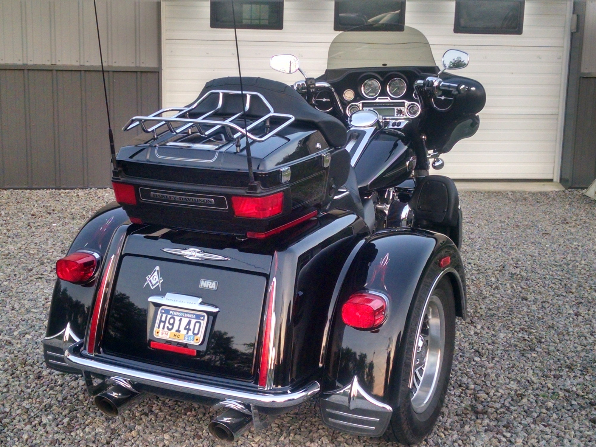 Chrome Bumper For Harley Davidson Tri Glide