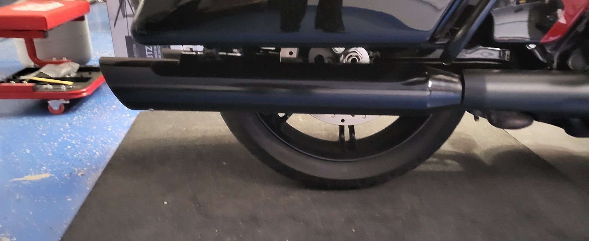 Fuel Moto M8 Jackpot black slipons & inserts Harley Davidson Forums