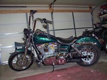 My intentions are to paint that NOVA to match my super glide same color with ghost flames