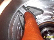 Broken "alternator plug retainer" screw. Came out easily.