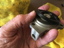 Remove sleeve from OEM piston and cylinder