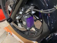 Caliper mesh, nut covers