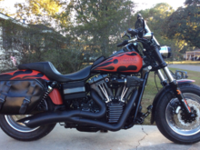 had the bags dyed black, now they are too Damn Shiney, got to knock that shine off some how.