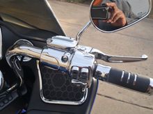 this is the stock master cylinder. the switch housing is from amazon, buttons from amazon