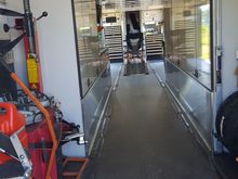 Full work shop in the trailer.