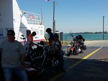 On the ferry to Marine City, Michigan, USA.