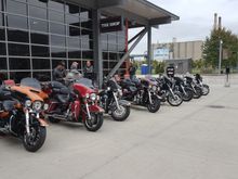 Our bikes at the museum
