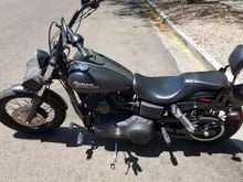 The day i bought the bike. The bikes good side.