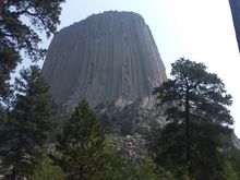 Another angle of the Devils Tower. 