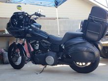 2016 fxdb with road glide fairing